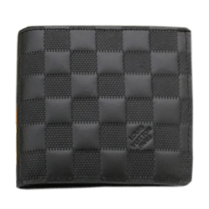 ルイ・ヴィトン LOUIS VUITTON 62289 短財布 ミニ財布 Damier ダミエ ブラック