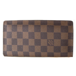 ルイ・ヴィトン LOUIS VUITTON N60017 財布 長財布 Damier ダミエ ブラウン