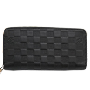 ルイ・ヴィトン LOUIS VUITTON N60015 財布 長財布 Damier ダミエ ブラック