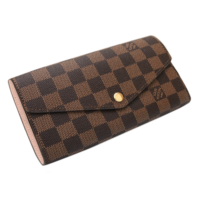 ルイ・ヴィトン LOUIS VUITTON N60531 財布 長財布  Damier ダミエ アンズ色