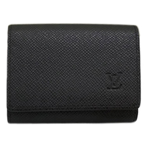 ルイ・ヴィトン LOUIS VUITTON M64021 短財布 ミニ財布 Taiga革 Enveloppe Carte 