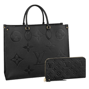 Louis Vuitton オンザゴー GM 長財布 2点セット お得 Ref:M44925+M61864