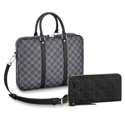 LOUIS VUITTON ハンドバッグ ビジネスバッグ 長財布 2点セット お得 Ref:N