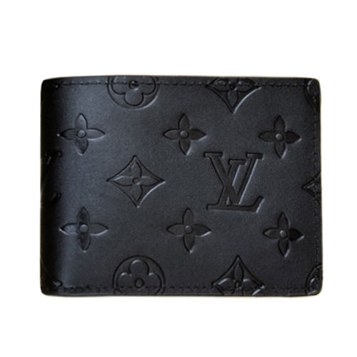 ルイ・ヴィトン LOUIS VUITTON M60895 二つ折り短財布 ミニ財布 モノグラム Monogram タイガ ブラック