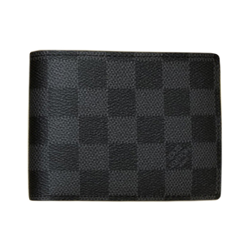 ルイ・ヴィトン LOUIS VUITTON M60895 二つ折り短財布 ミニ財布 Damier ダミエ ブラック