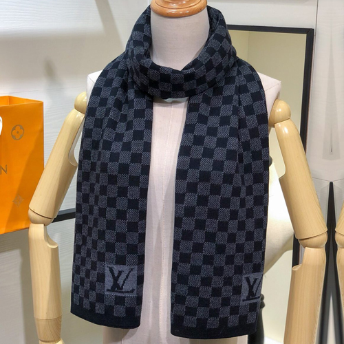 ルイ・ヴィトン Louis Vuitton LV M70028 PETIT DAMIER 男女兼用マフラー 180*30c