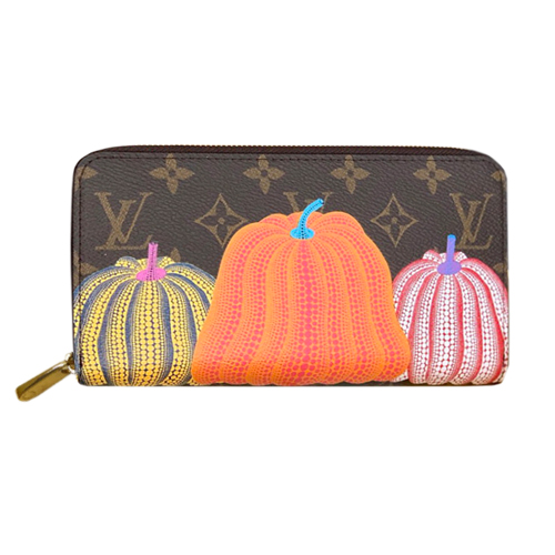 ルイ・ヴィトン LOUIS VUITTON M60017 財布 長財布 モノグラム Monogram 草間彌生パンプキン財布